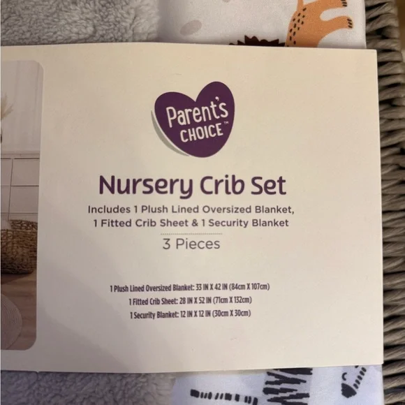 Parent’s Choice Nursery Crib Set